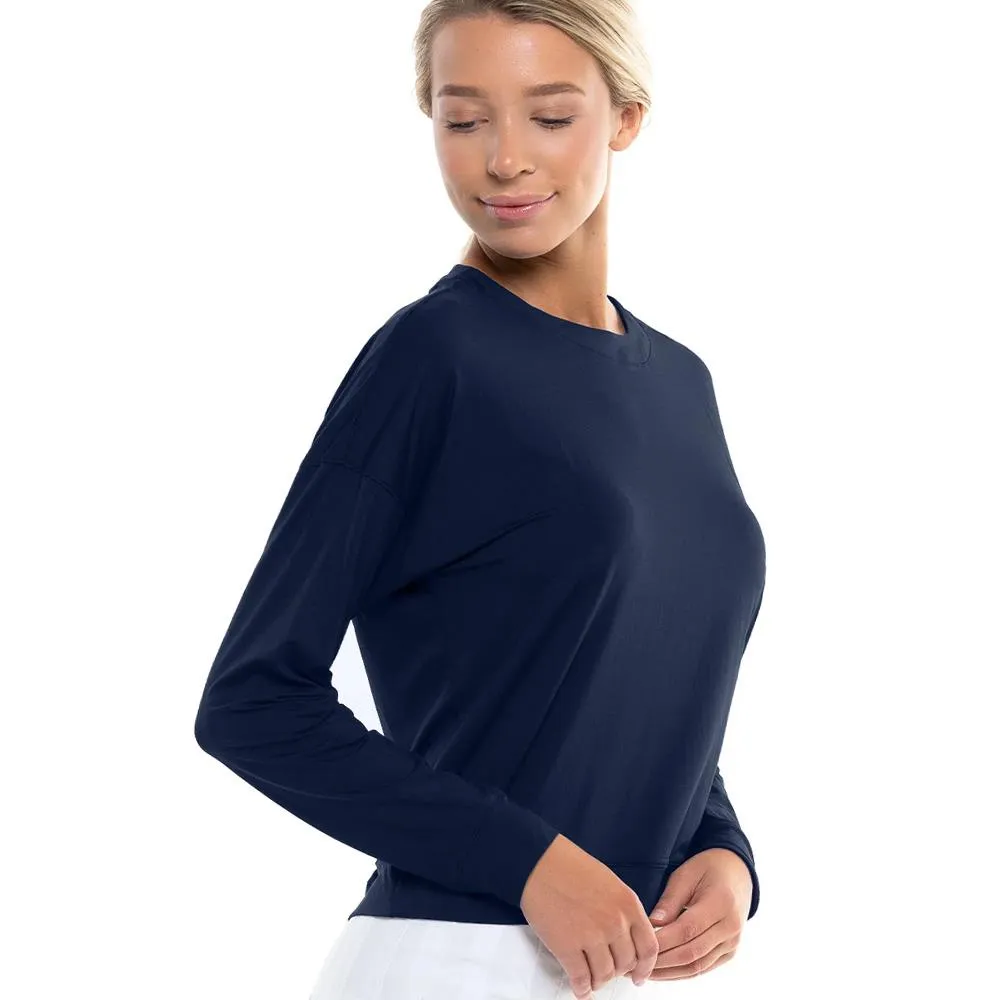 Multipurpose Half Length Lucky in Love Women's Essentials Hype Longsleeve - Midnight