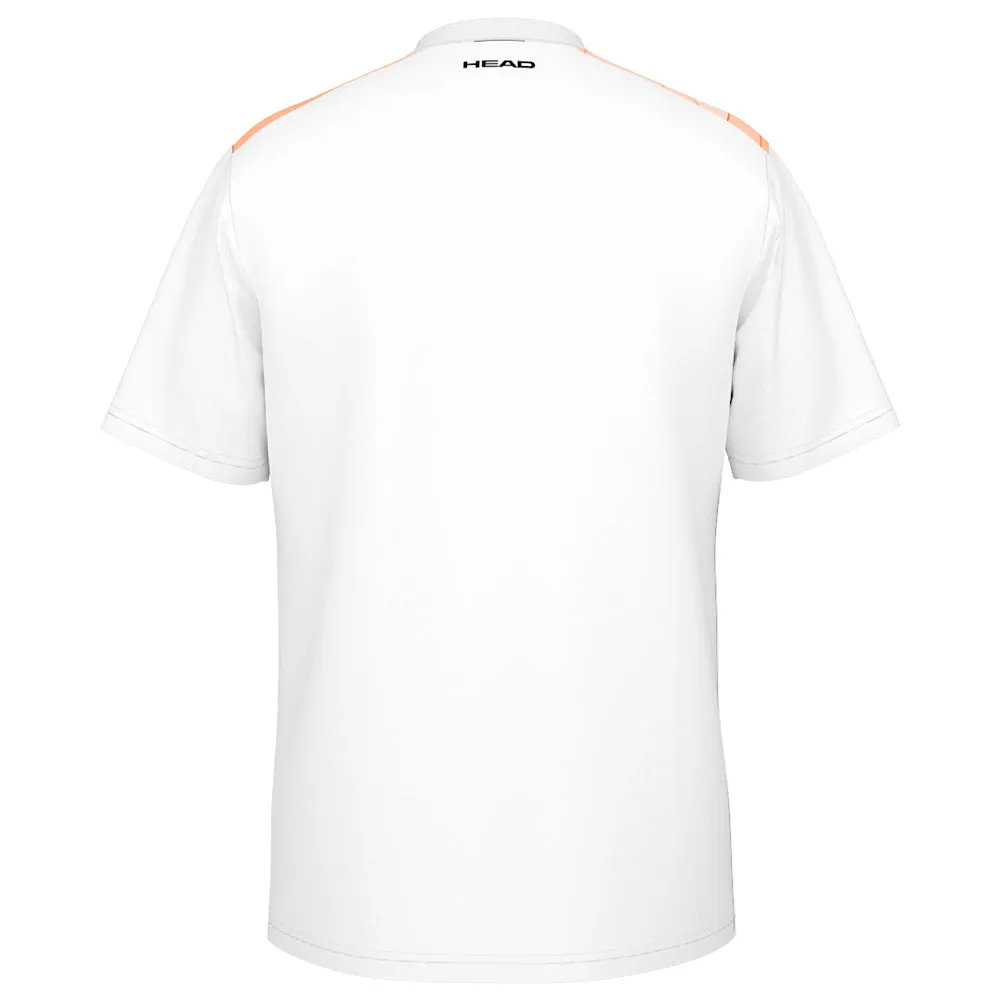 UV-Protected Head Boys Topspin T-Shirt - White/Campfire