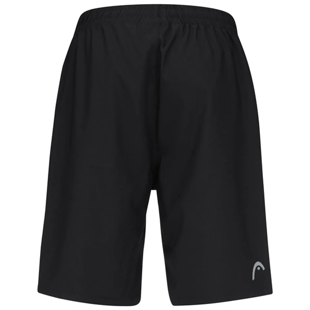 Chiffon Sophisticated Look Head Men's Club Bermuda 9" Shorts - Black Buttoned Closure
