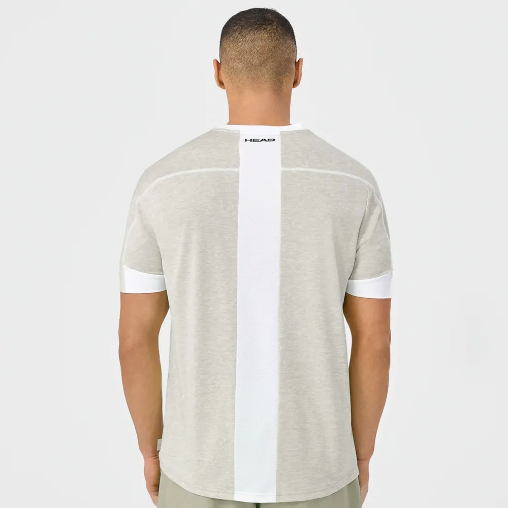 Ribbed Cuffs Head Men's Play Tech T-Shirt - Willow Green High-Quality Thread