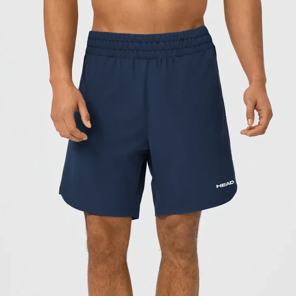 Elegant Look Relaxed Head Men's Power Shorts - Navy Three - quarter length