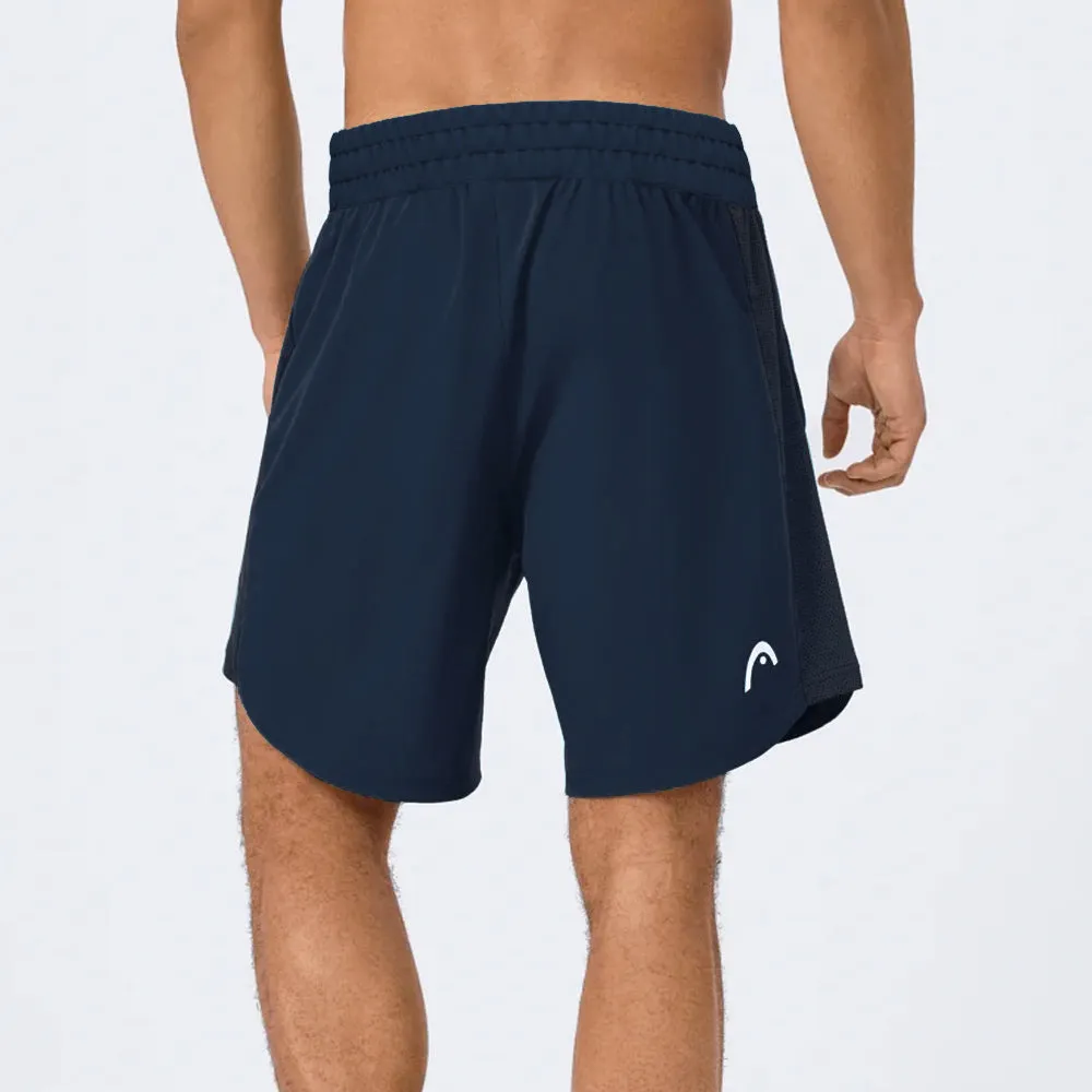Comfortable Experience Head Men's Power Shorts - Navy Three - quarter length