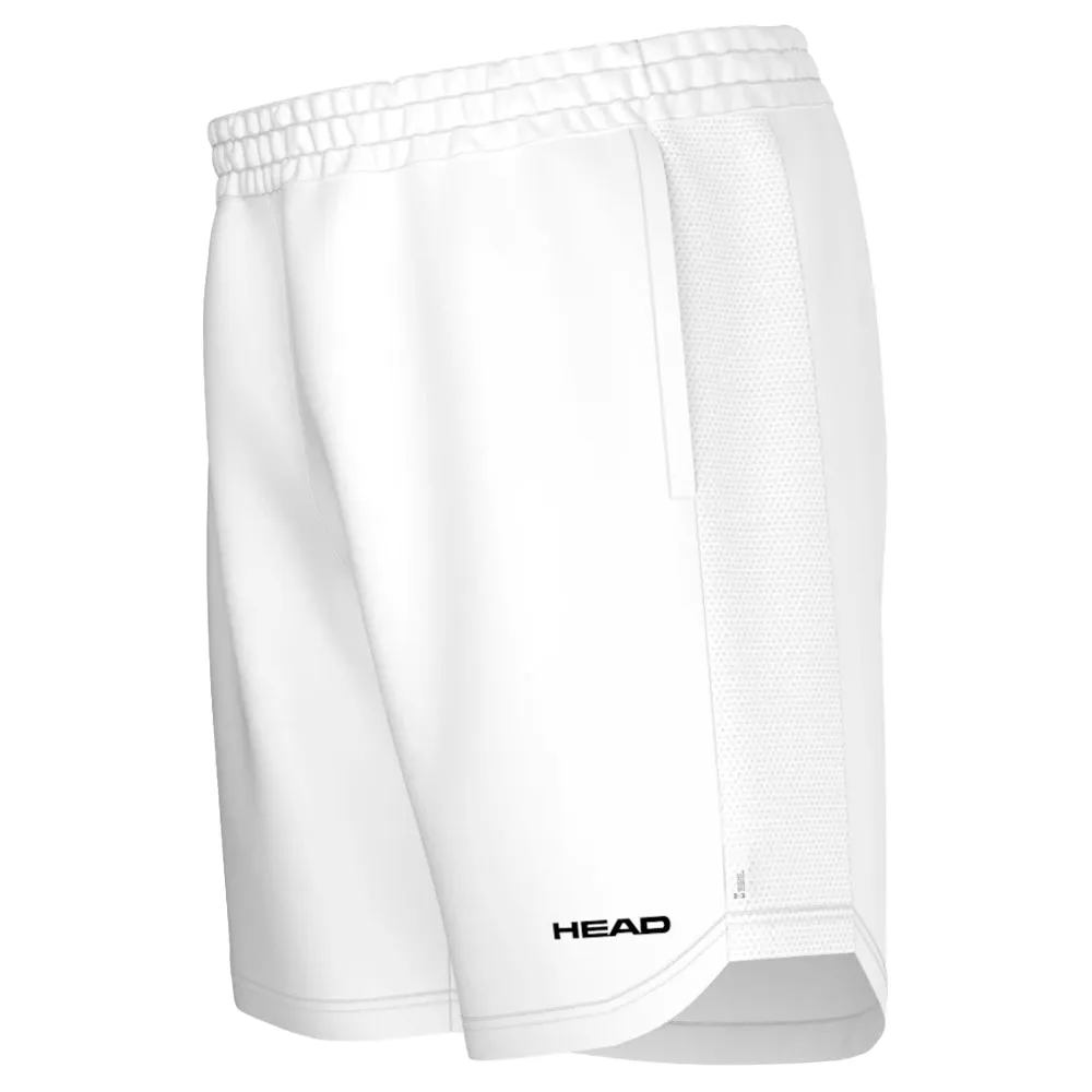 Washable Handmade Head Men's Power Shorts - White V - neck