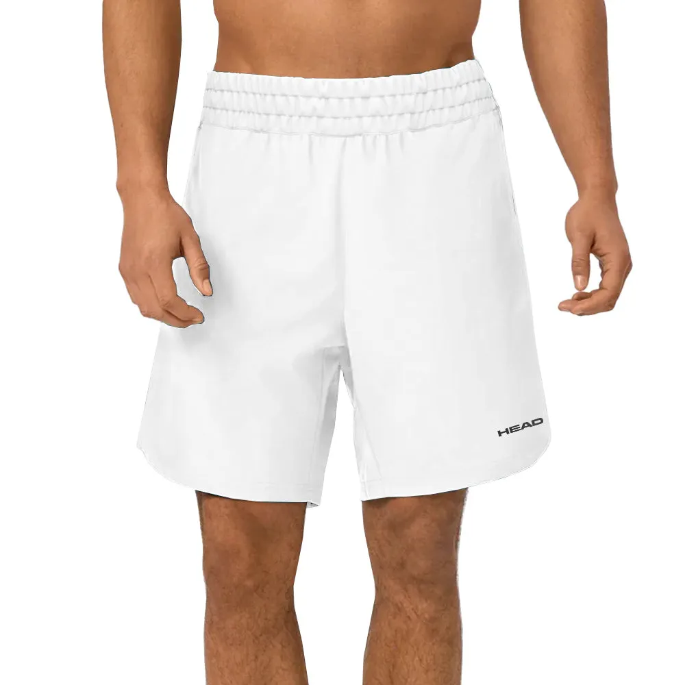 Head Men's Power Shorts - White V - neck Exquisite Craftsmanship