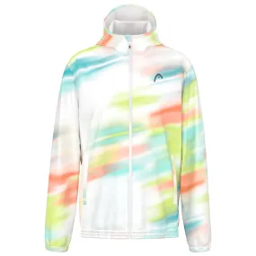 Comfortable Stretch Thick Fabric Head Women's Blur Jacket - Print Embroidered Details