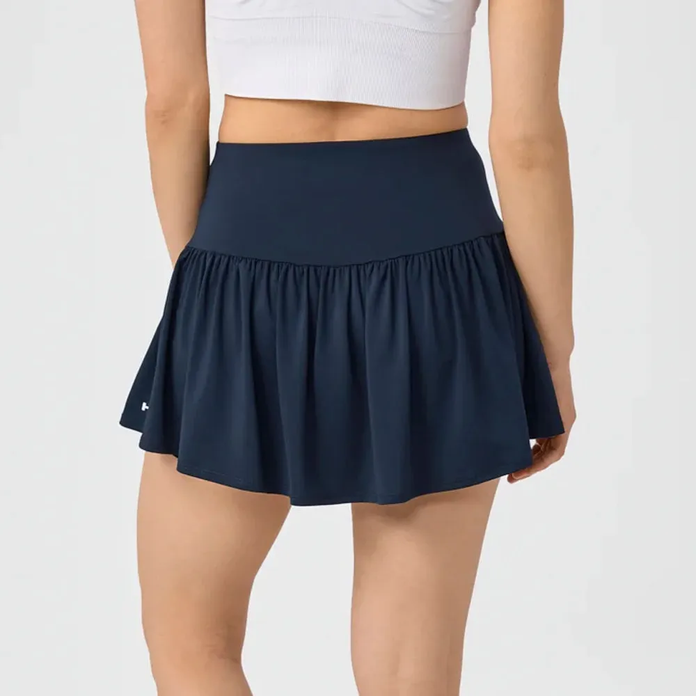 Head Women's Move Skort - Navy Wool Mid-waisted