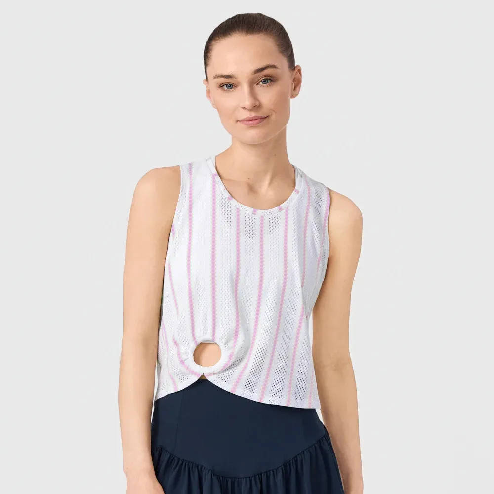 Anti Odor Tapered Legs Head Women's Move Tank - Alight Lilac Seamless Design