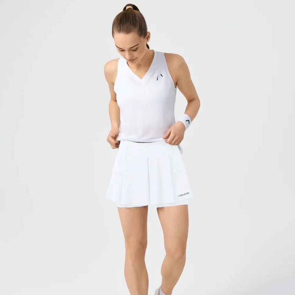 Thin fabric Luxury material Head Women's Performance Skort - White Cozy