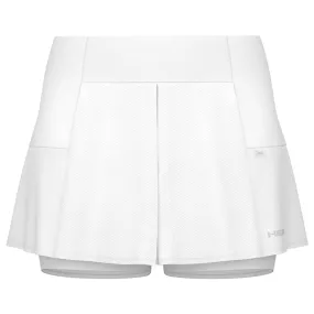 Anti Bacterial High-Tensile Strength Head Women's Performance Skort - White Cozy
