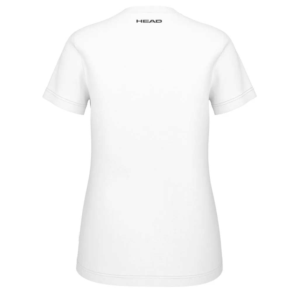 Head Women's Tie-Break Tee - White embossed Lightweight Material