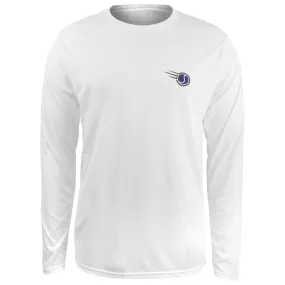 Heat - retaining Merchant of Tennis Unisex Multi City Court Longsleeve - White Dry clean only
