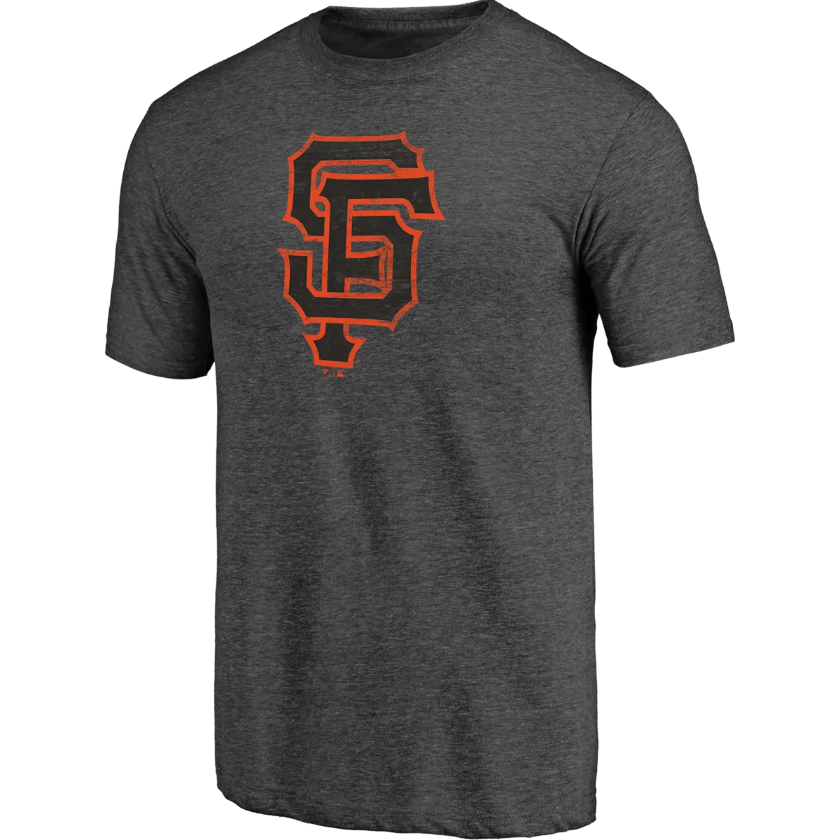 Chic Tee Men's Giants Triblend Logo Short Sleeve