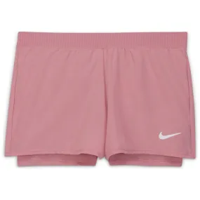Anti-UV Nike Girls Victory Short - Elemental Pink/White