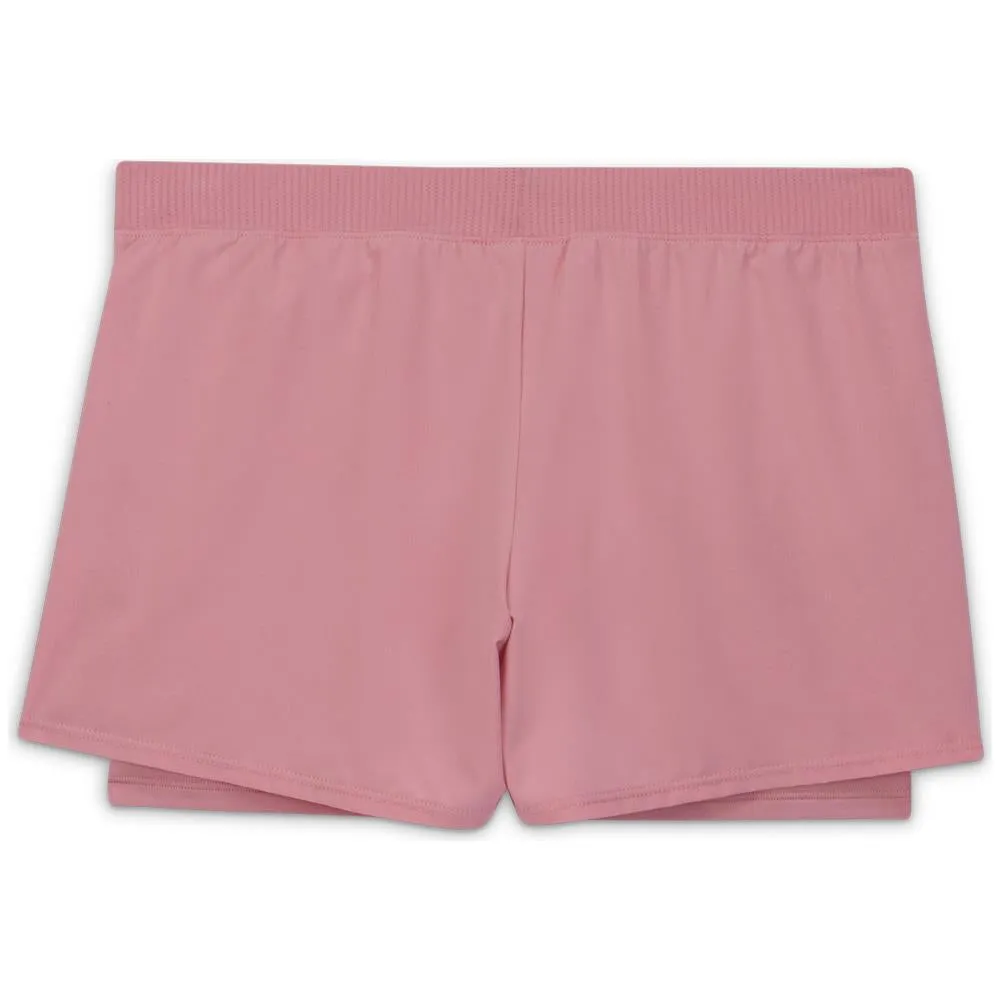 Draping Effect Nike Girls Victory Short - Elemental Pink/White