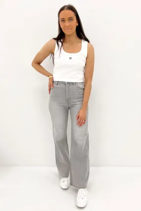 Casual Days Vibrant Bold Look Street Fashion Heidi Jean Stone Grey