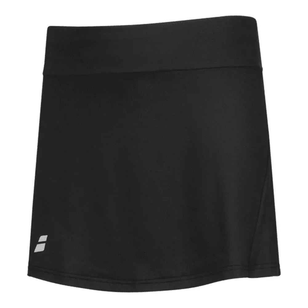 Metal Accents Babolat Girls Play Skirt - Black