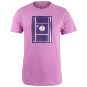 Hemmed Edge Merchant of Tennis Unisex Grunge Court Tee - Orchid Breathable Design Odor-resistant