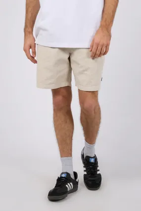 Hemp Elastic Waist Short Natural men's clothing Street Ready