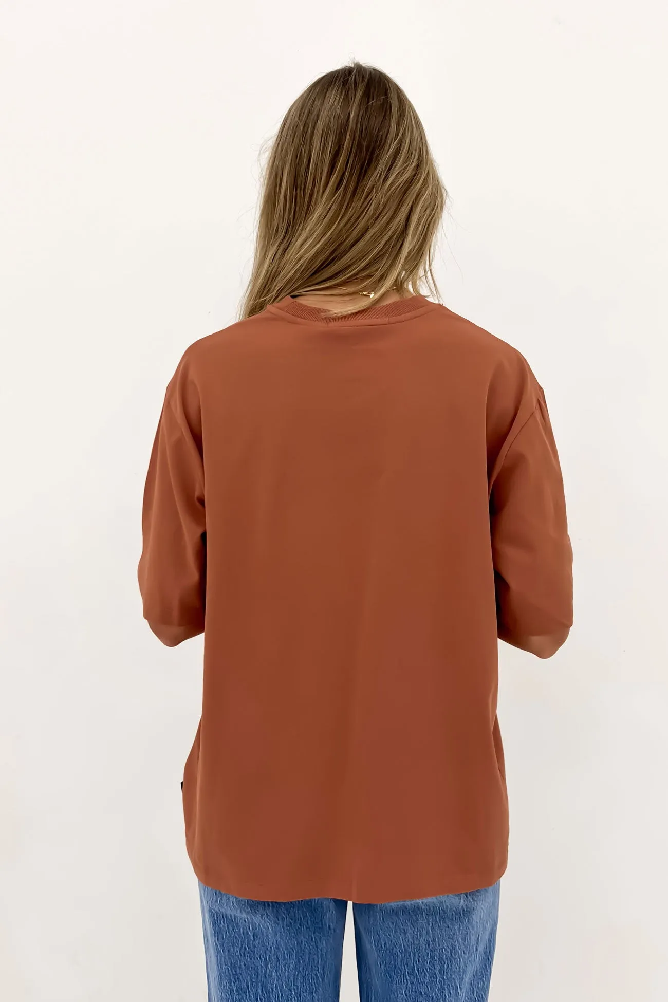 Basic Oversized Tee Clay Prom