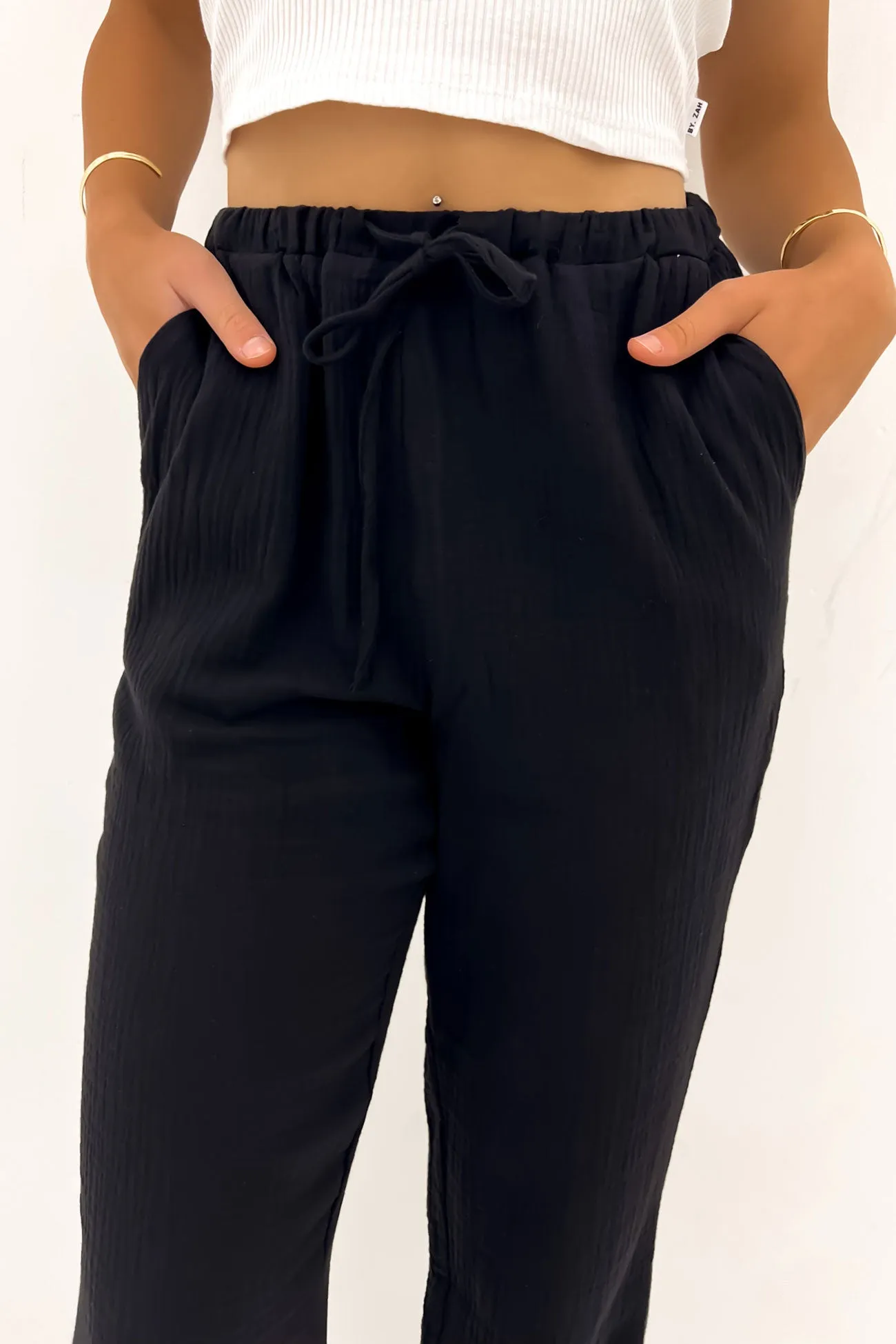 Henny Pant Black Neutral Tone