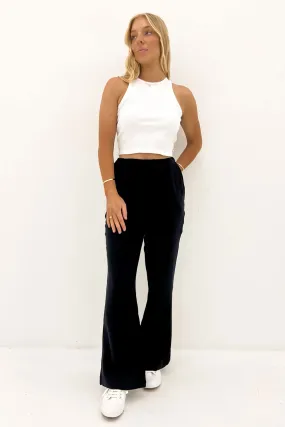 Henny Pant Black Eco Friendly Dye Trendy Wear