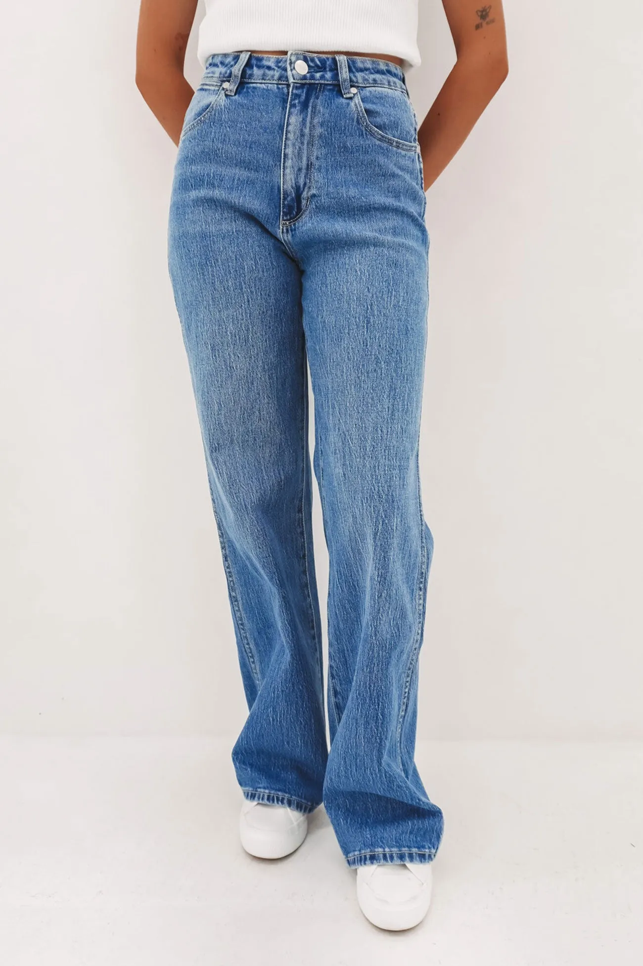Hi Bells Jean Live Blue Creative Look Work Ready Lightweight