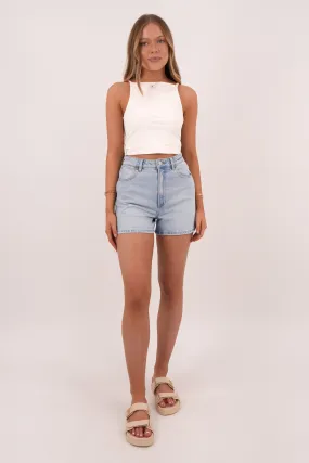 Hi Bells Short Blue Tour Four Way Stretch Antibacterial