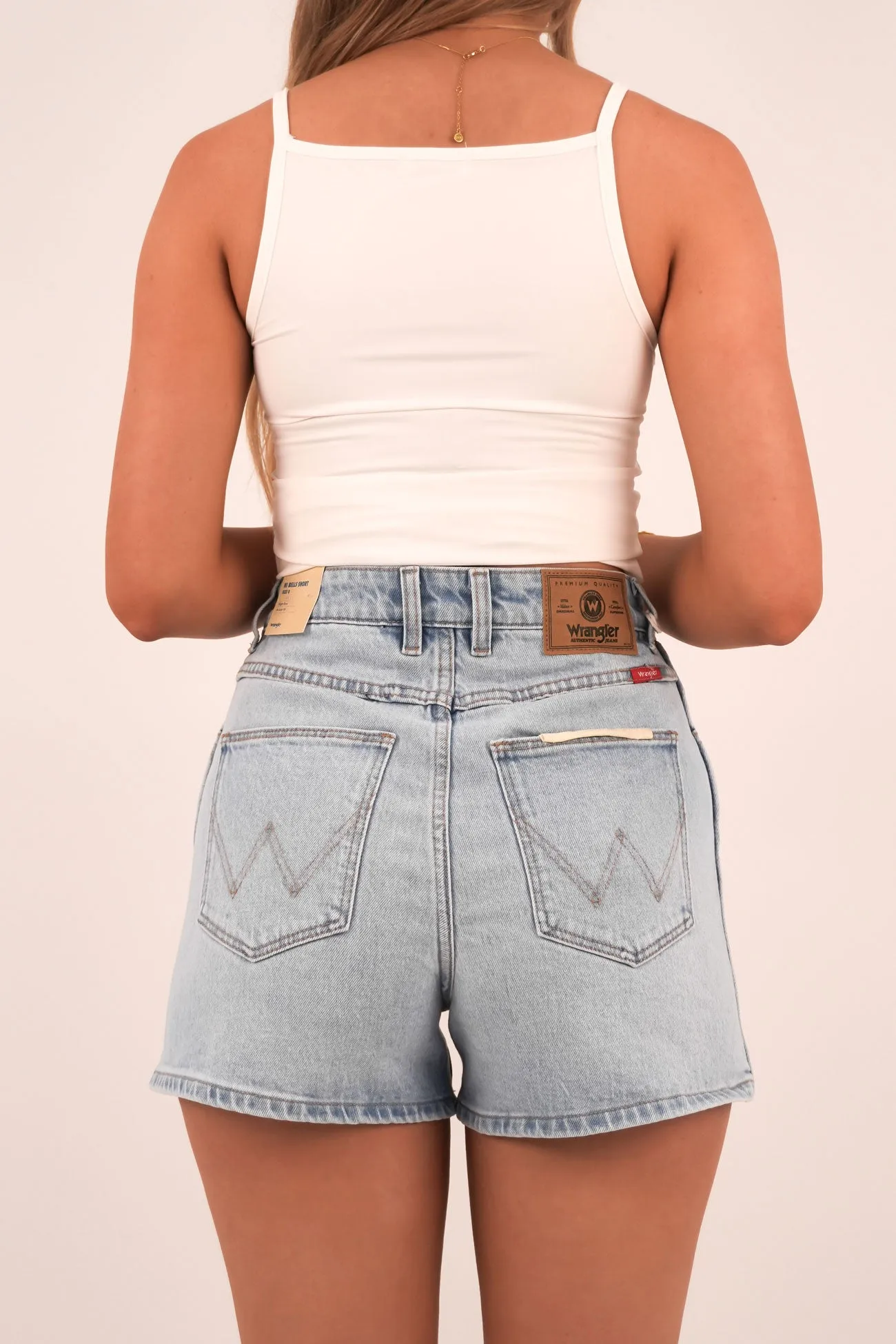 elastic waistband concert outfit Hi Bells Short Blue Tour