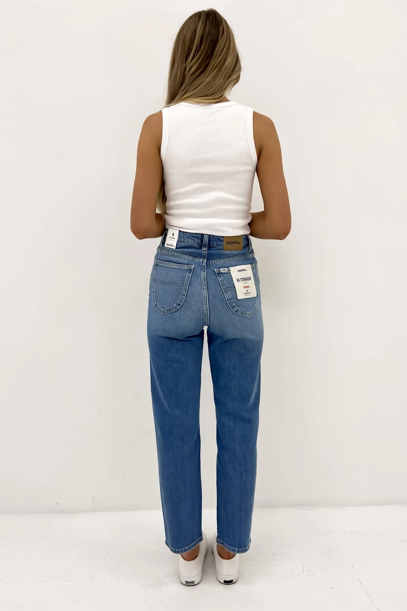 City Life Style Hi Straight Jean Blue Invocation