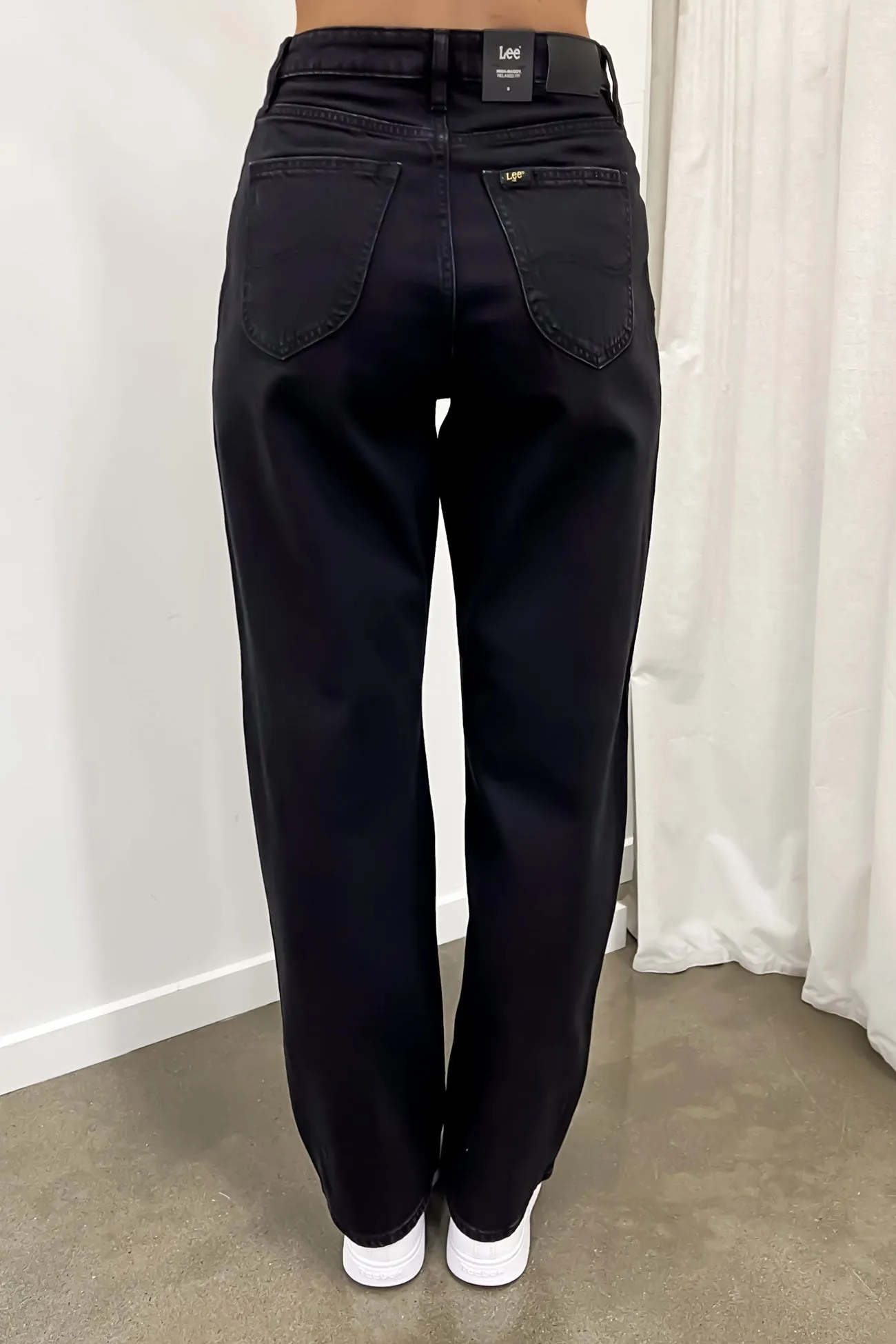 Basic Outfit Moisture Wicking Lining High Baggy Jean Homme Black