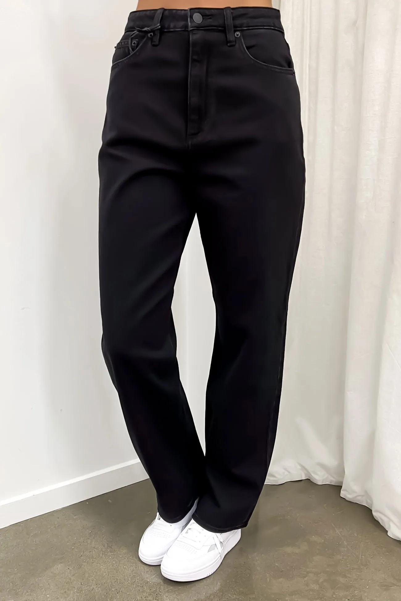 High Baggy Jean Homme Black Family Style Minimalist Style Date Night