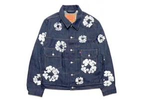 Fluid movement Single-Layered Denim Tears X Levi'S Jacket Indigo