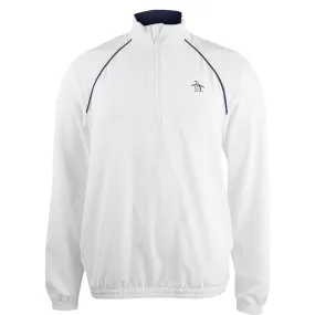 Double-Layered high - end craftsmanship Penguin Men's Tournament 1/4 Zip Pullover - Bright White/Navy
