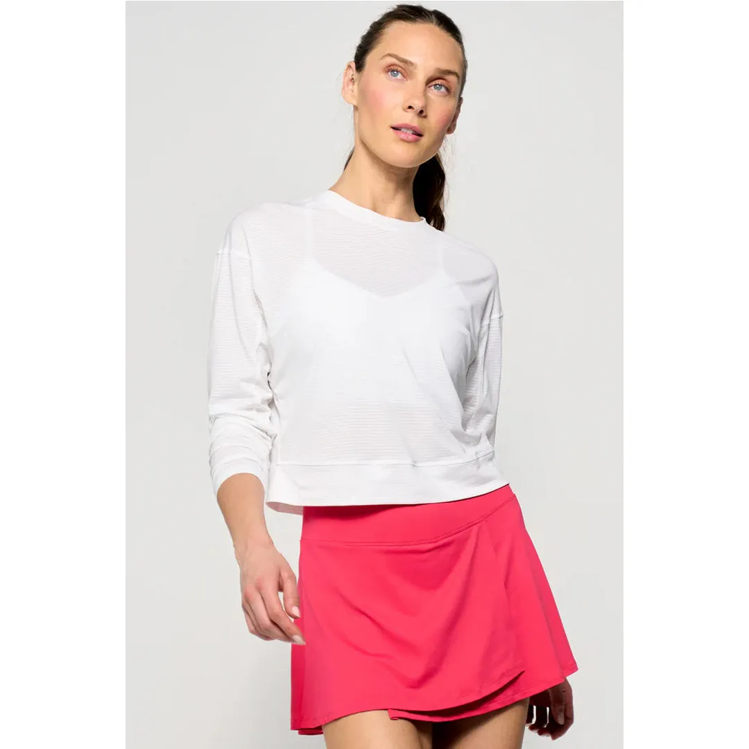 Zippers High-End Finish Lija Women's The One To Beat Rally Top - White