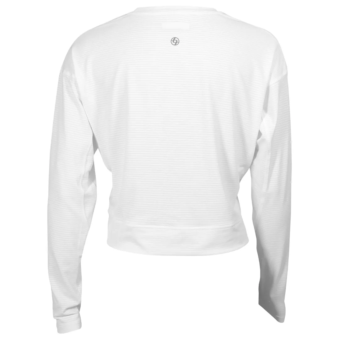 High-End Finish Lija Women's The One To Beat Rally Top - White Anti-static Removable parts