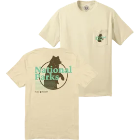 Comfort Wearable Our National Parks Puff Print Pocket Tee