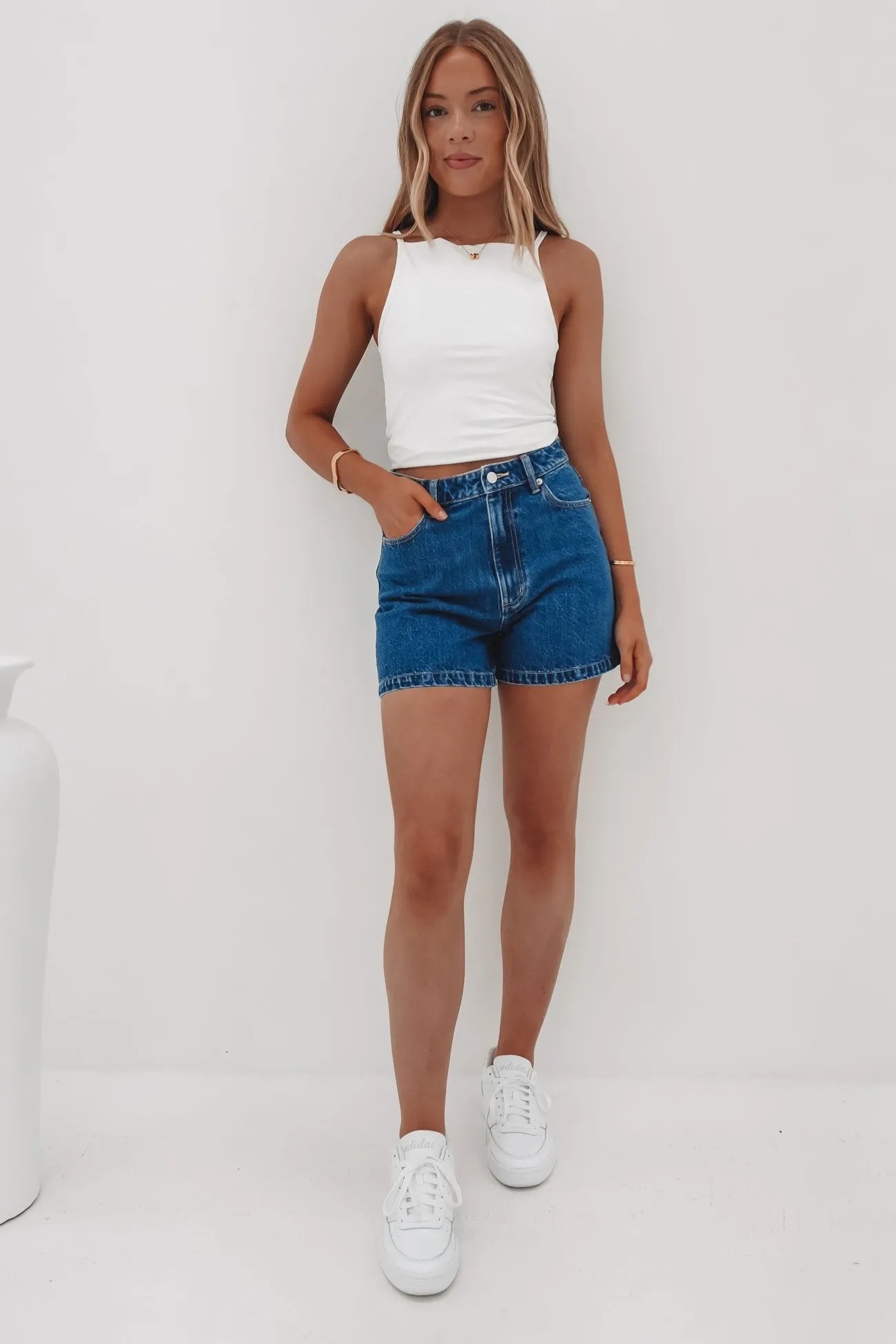 High Relaxed Short Blue Quarter Unisex