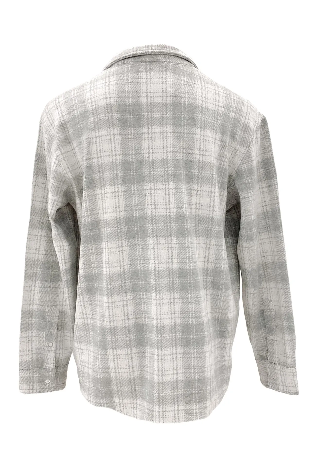 Simmer Check Shirt Grey Polo Style Year-Round Wear