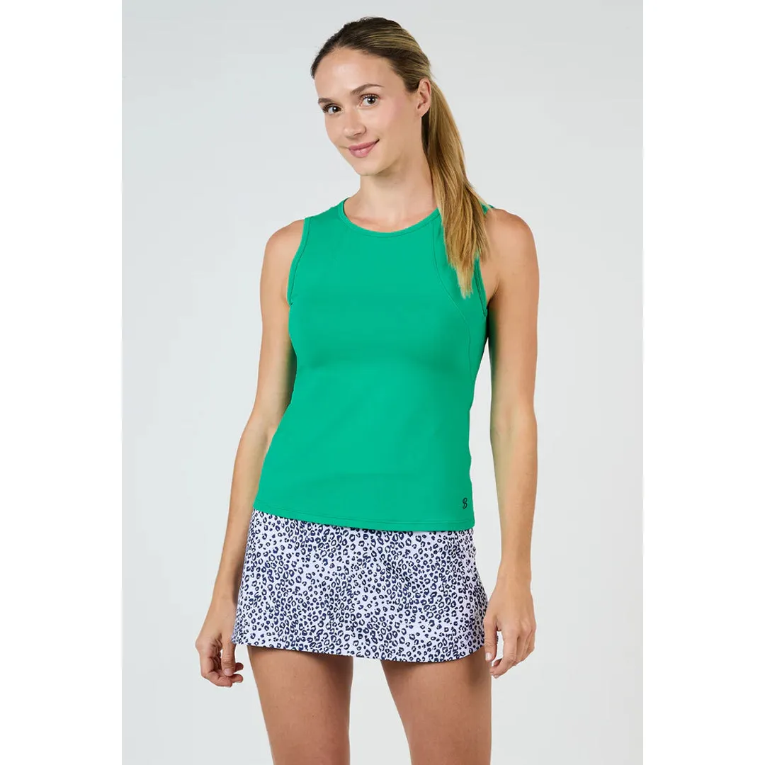 embossed High-waisted Sofibella Women's Green Spirit 23" Tank - Zen
