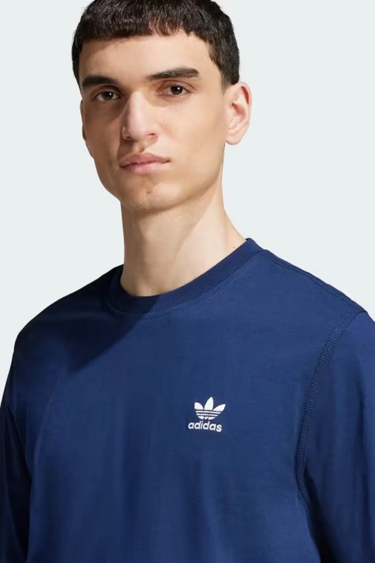 Trefoil Essential Tee Night Indigo SustainableManufacturing