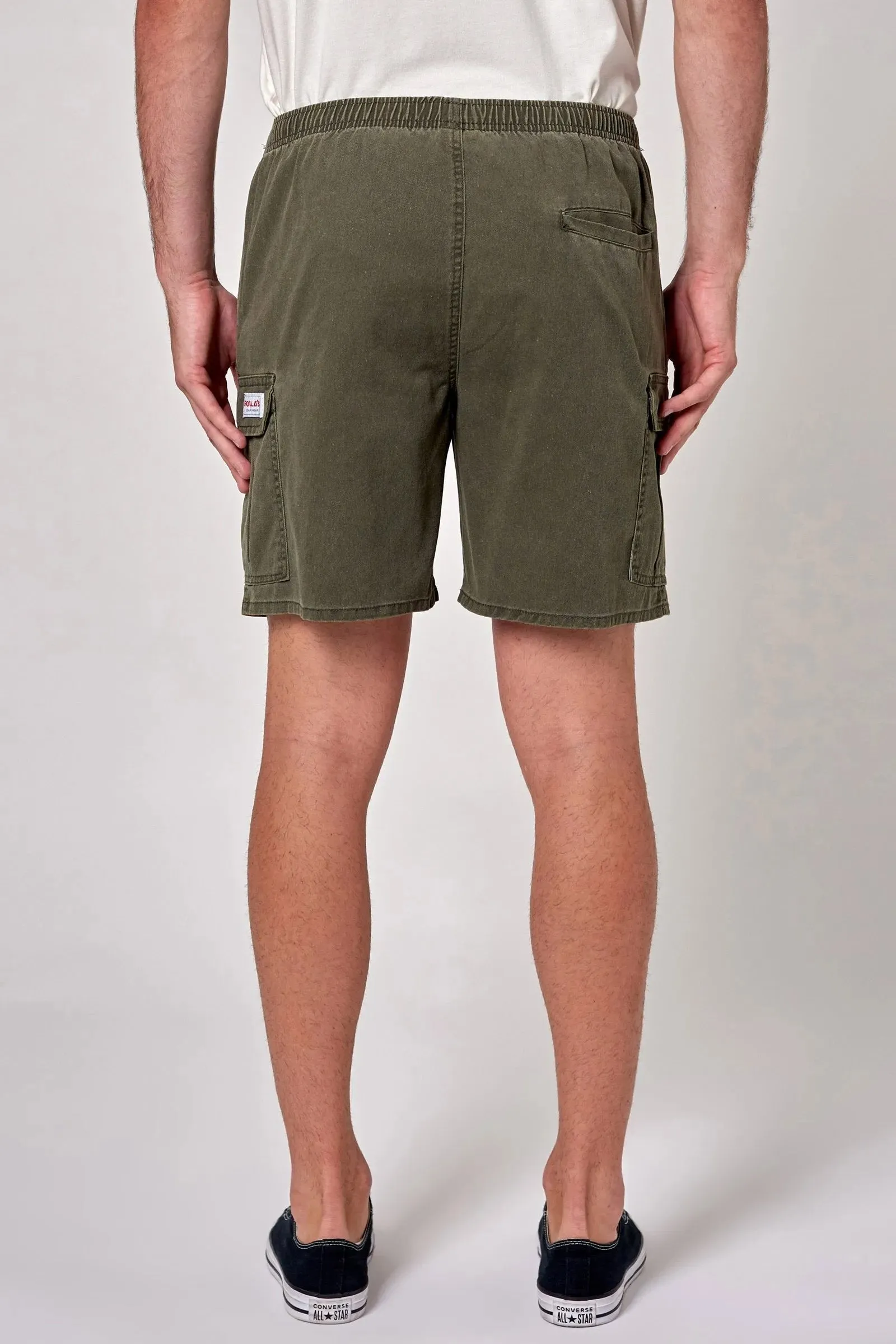 CompactPackable Non Irritating Tagless Tradie Cargo Short Faded Army