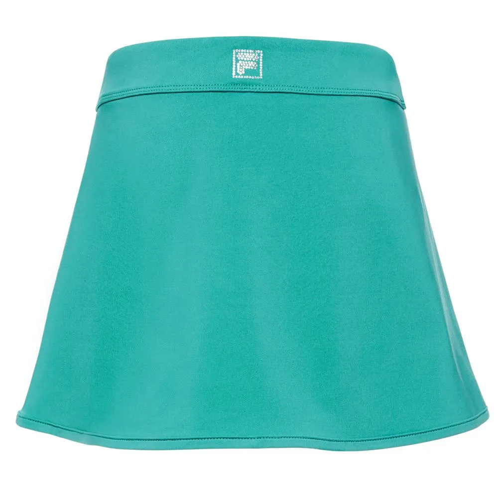 Fila Girl's Blue Wave Skirt - Bluebird Soft Texture