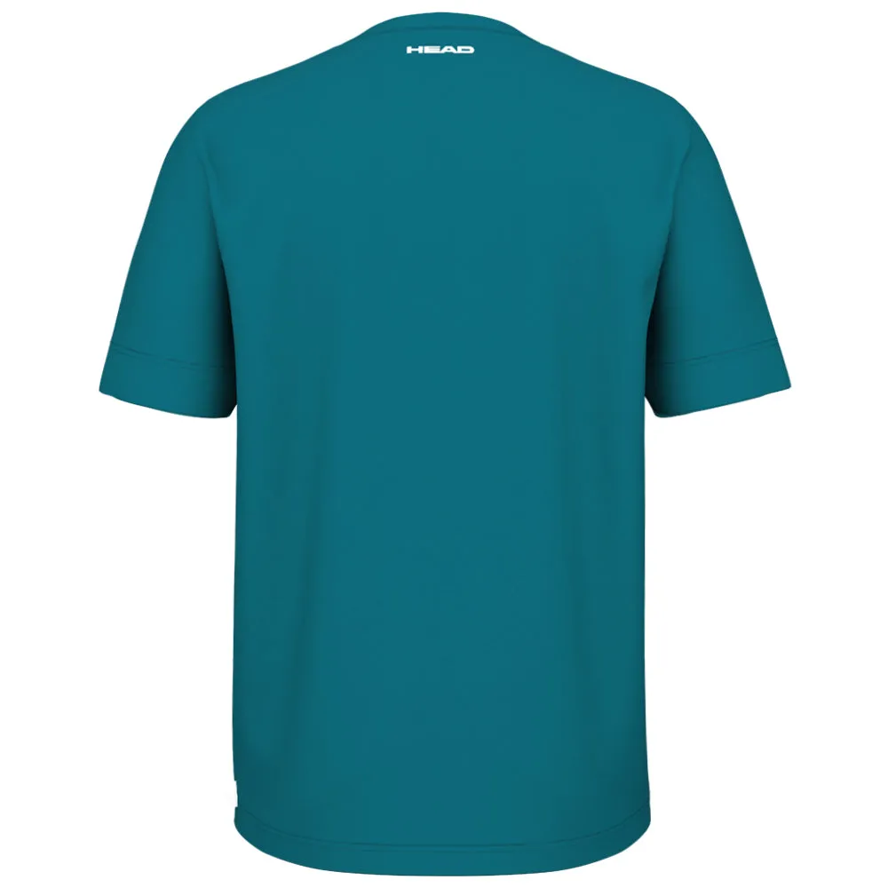 Ribbed Hem hook - and - loop closure Head Men's Slice II T-Shirt - Teal