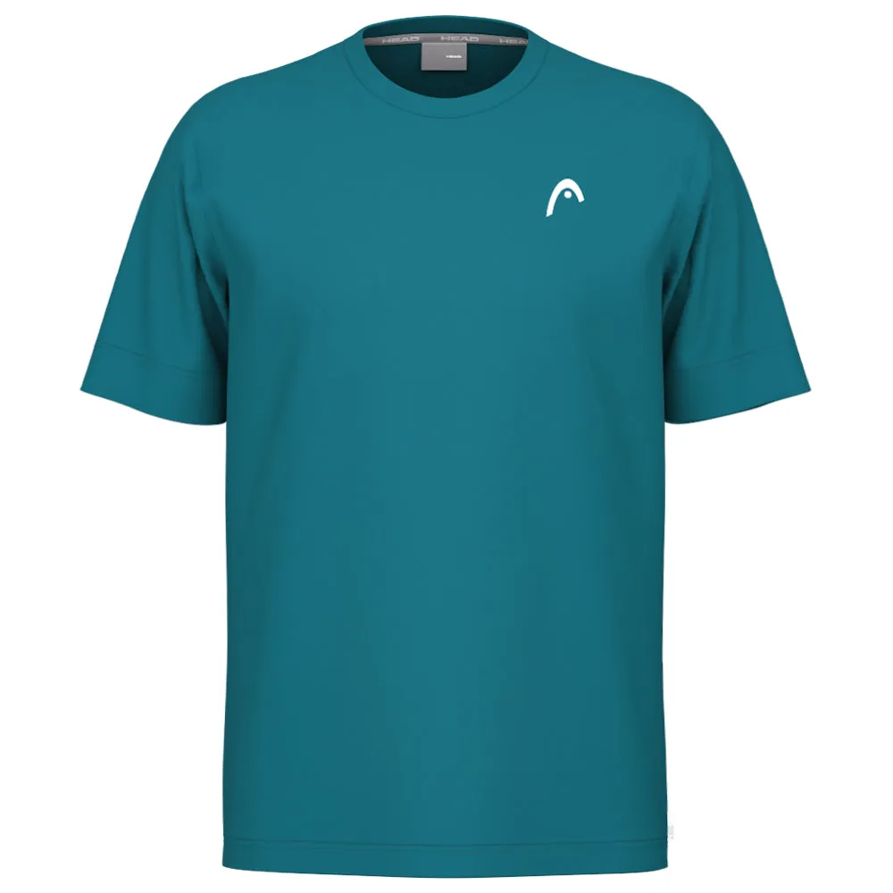 hook - and - loop closure Head Men's Slice II T-Shirt - Teal Glossy Finish