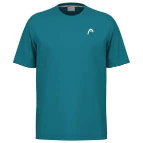 hook - and - loop closure Head Men's Slice II T-Shirt - Teal Glossy Finish
