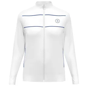 Multi-Functional Shape - Retention hook - and - loop closure Penguin Women's Core Track Jacket - Bright White