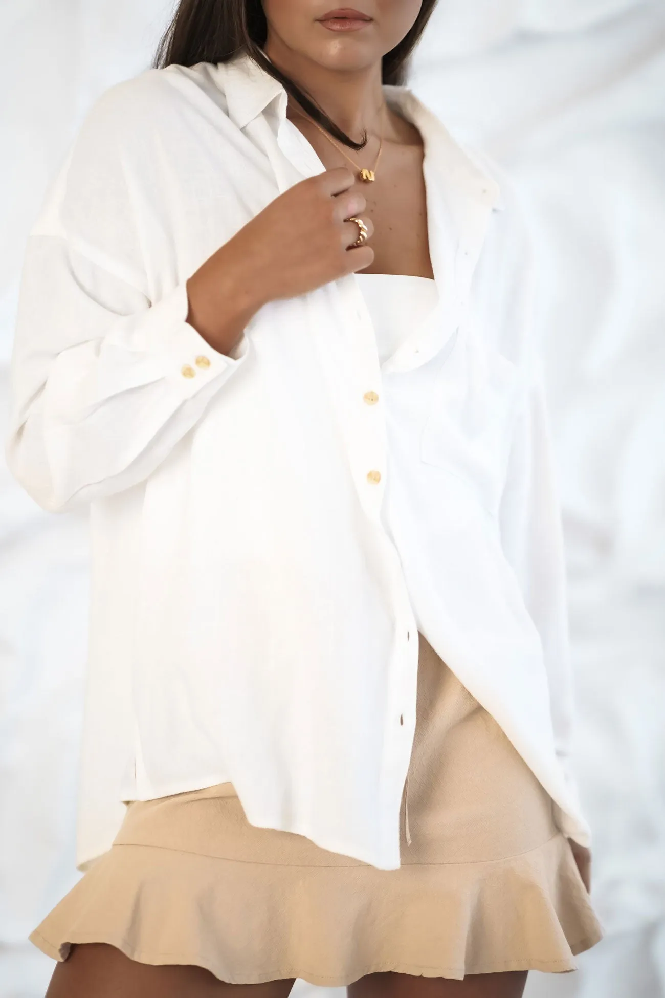Functional Wear Sports Ready Logan Staple Shirt White