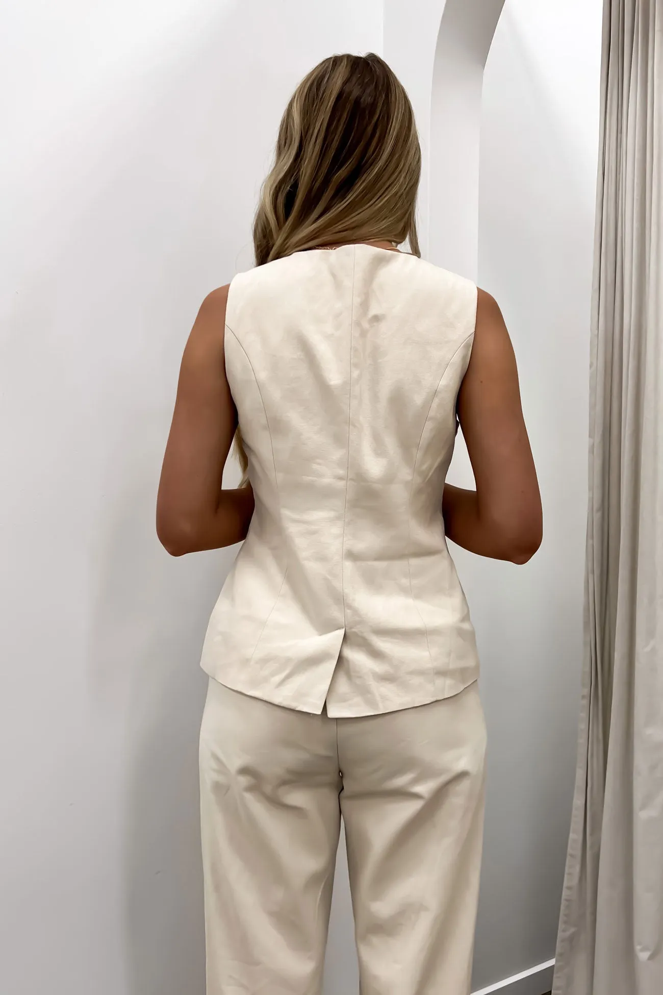 Hugh Vest Oat segment Flexible Hem Adjustment