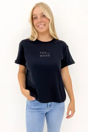 Huntleigh Oversized Tee Black Practical Comfort