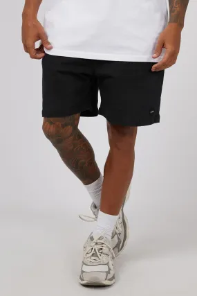 17" Twill Jogger Washed Black Non Restrictive Fit Sports Comfort